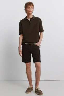 Springfield Bermuda 5 poches lavée slim fit