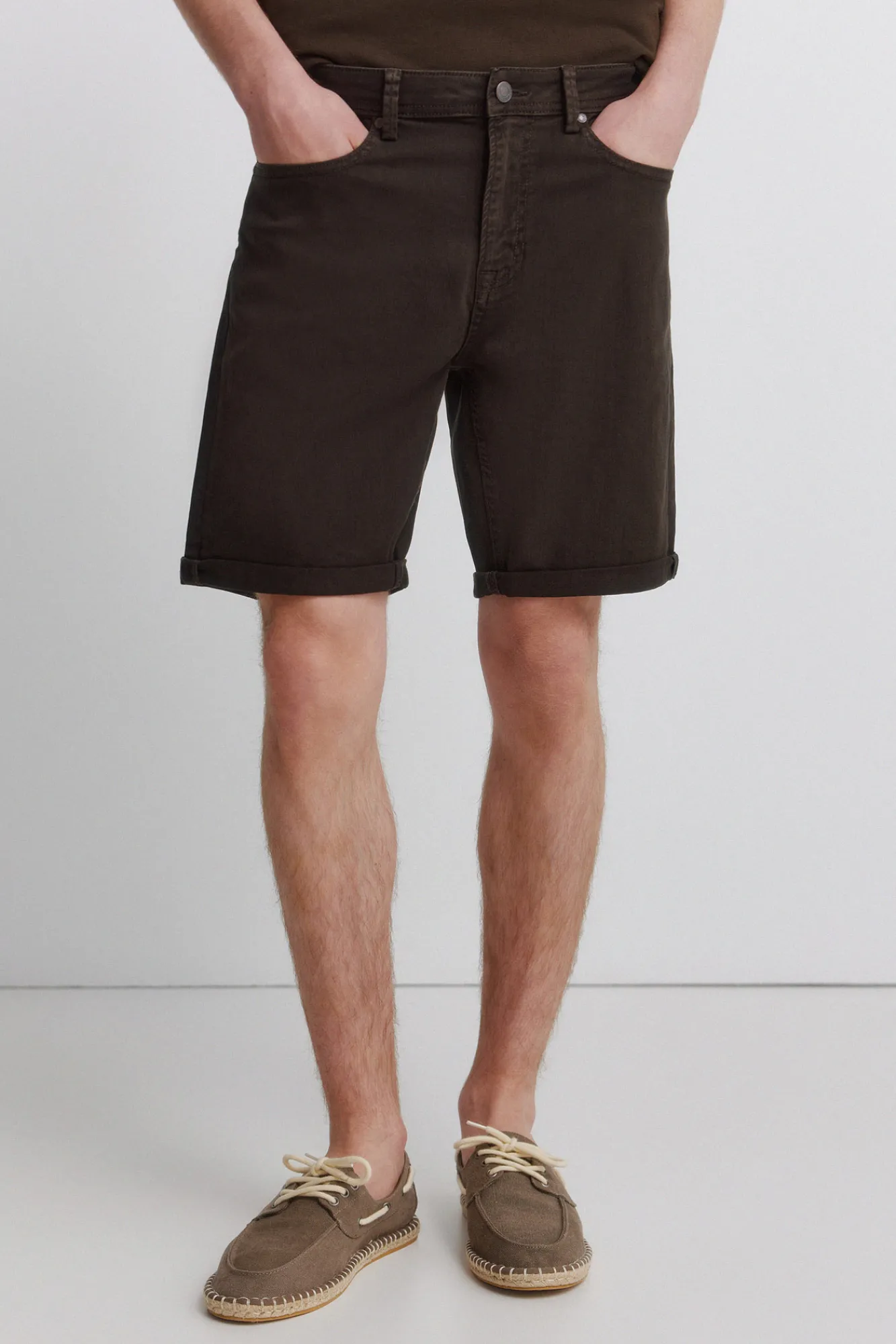 Springfield Bermuda 5 poches lavée slim fit