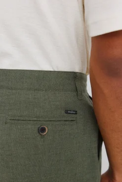 Sale Springfield Bermuda dobby en lin comfort fit