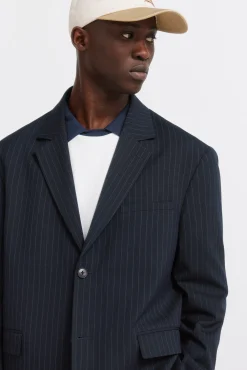 Sale Springfield Blazer à rayures diplomates bleu