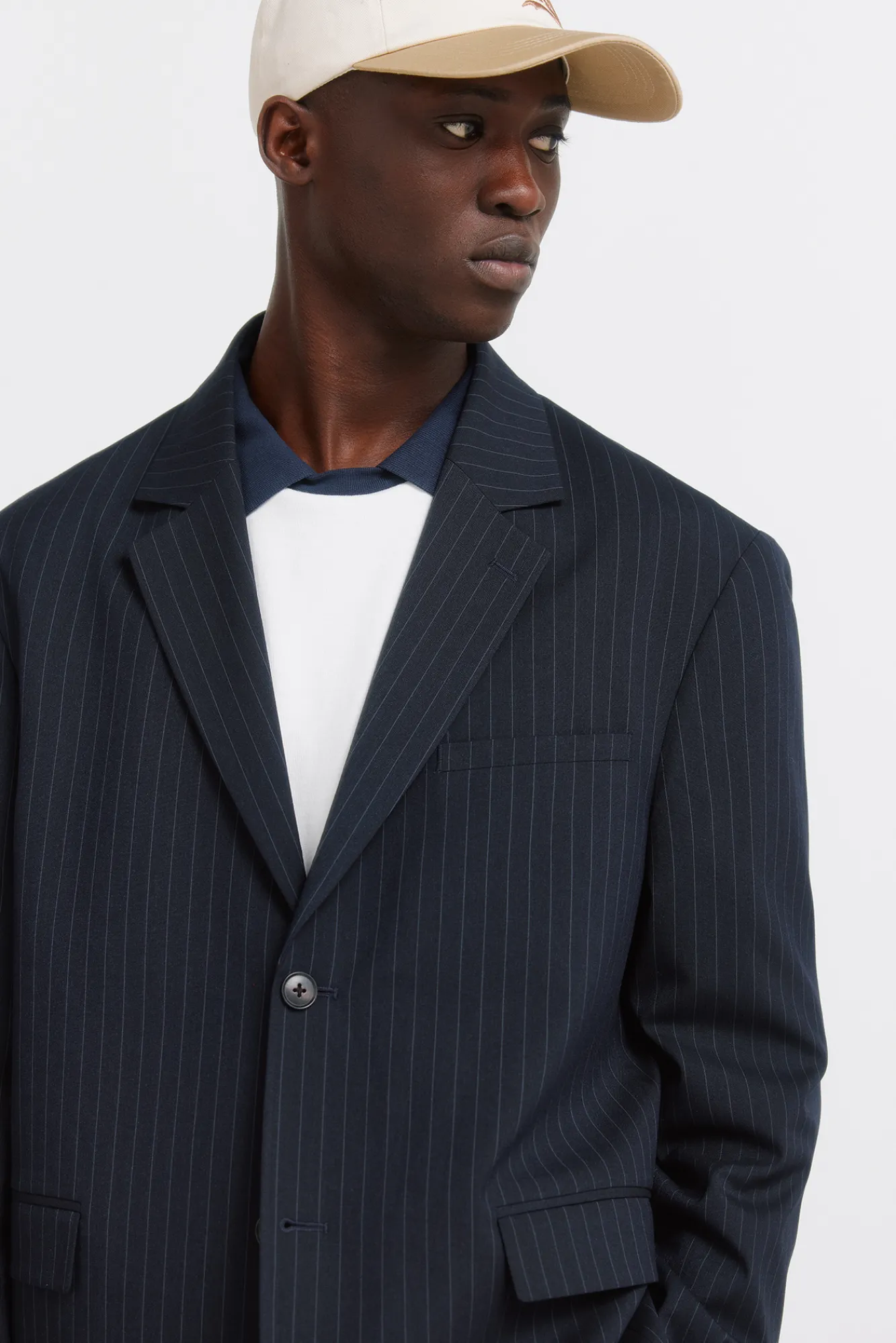 Sale Springfield Blazer à rayures diplomates bleu