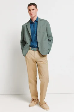 Discount Springfield Blazer en coton vert