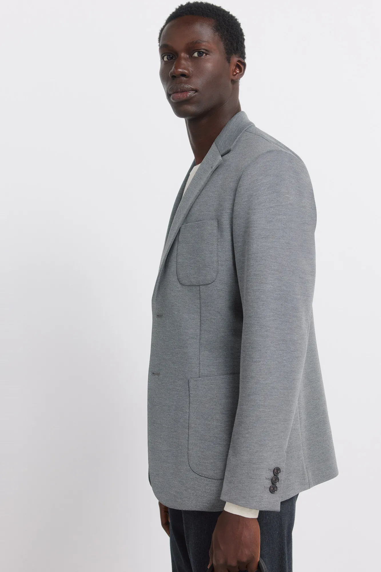 Best Springfield Blazer œil-de-perdrix gris