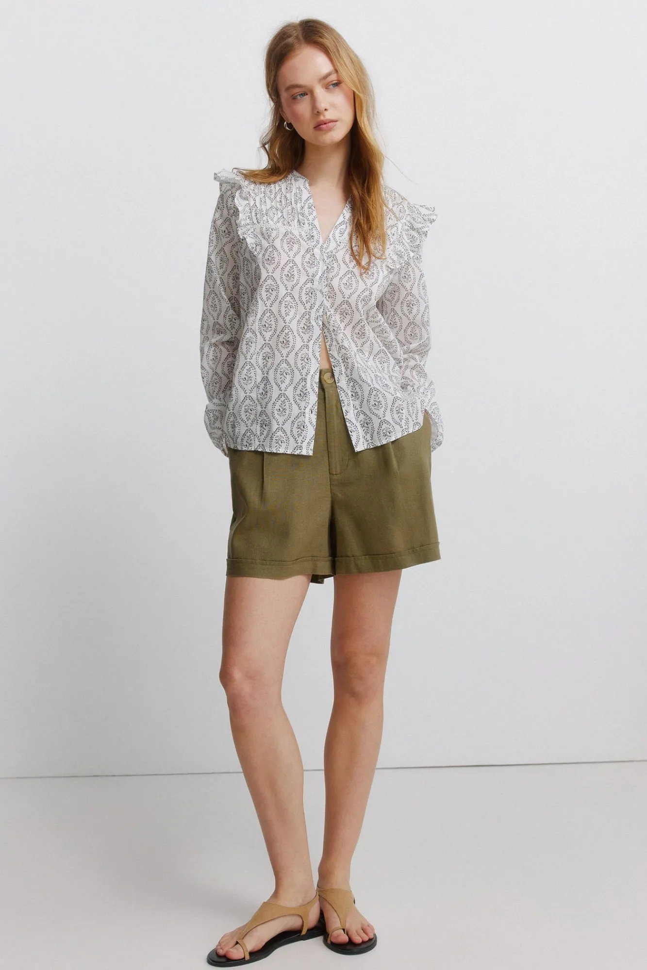 New Springfield Blouse à volume et volants