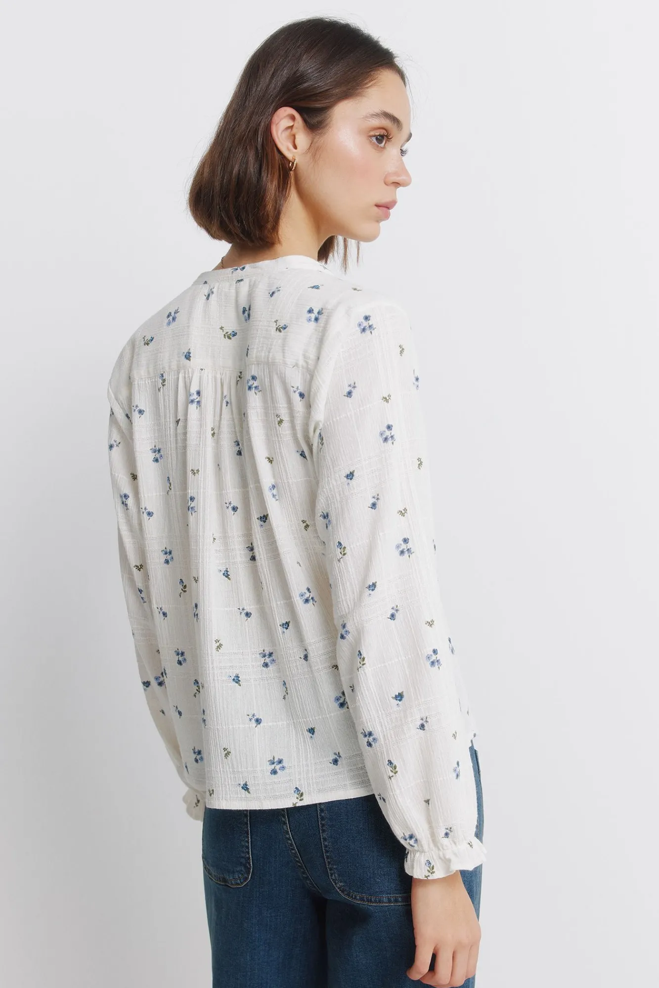 Discount Springfield Blouse manche longue marron