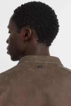 Discount Springfield Blouson effet cuir nude