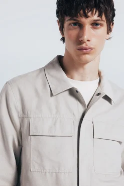 Clearance Springfield Blouson effet daim nude
