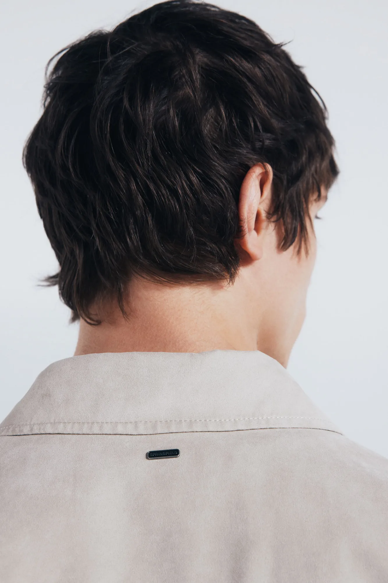 Clearance Springfield Blouson effet daim nude