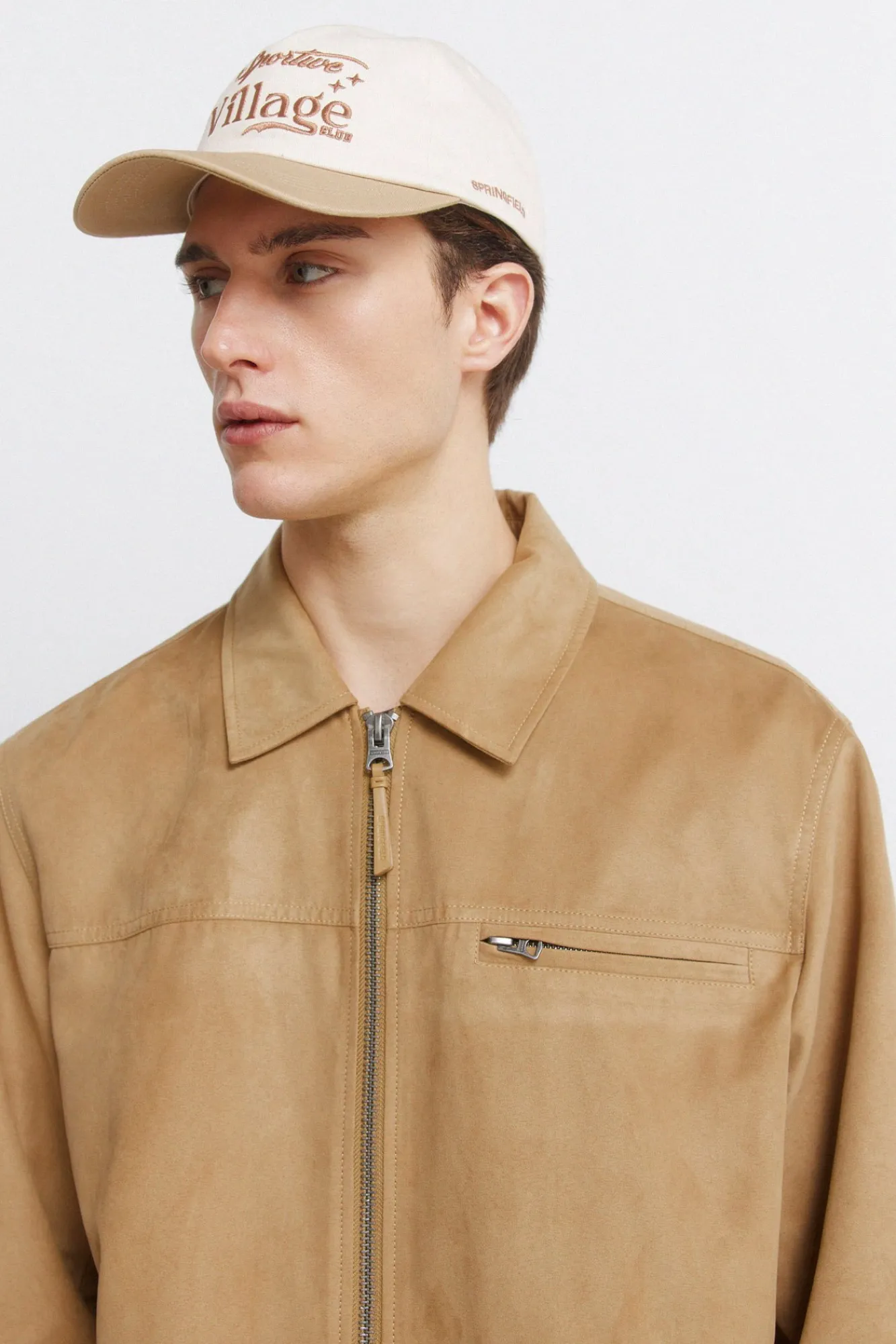 New Springfield Blouson effet daim