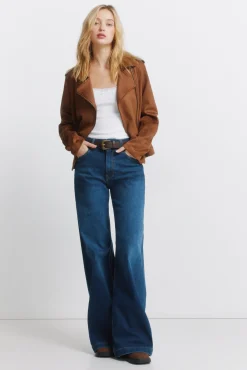 Best Springfield Blouson en daim avec passants
