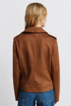 Best Springfield Blouson en daim avec passants