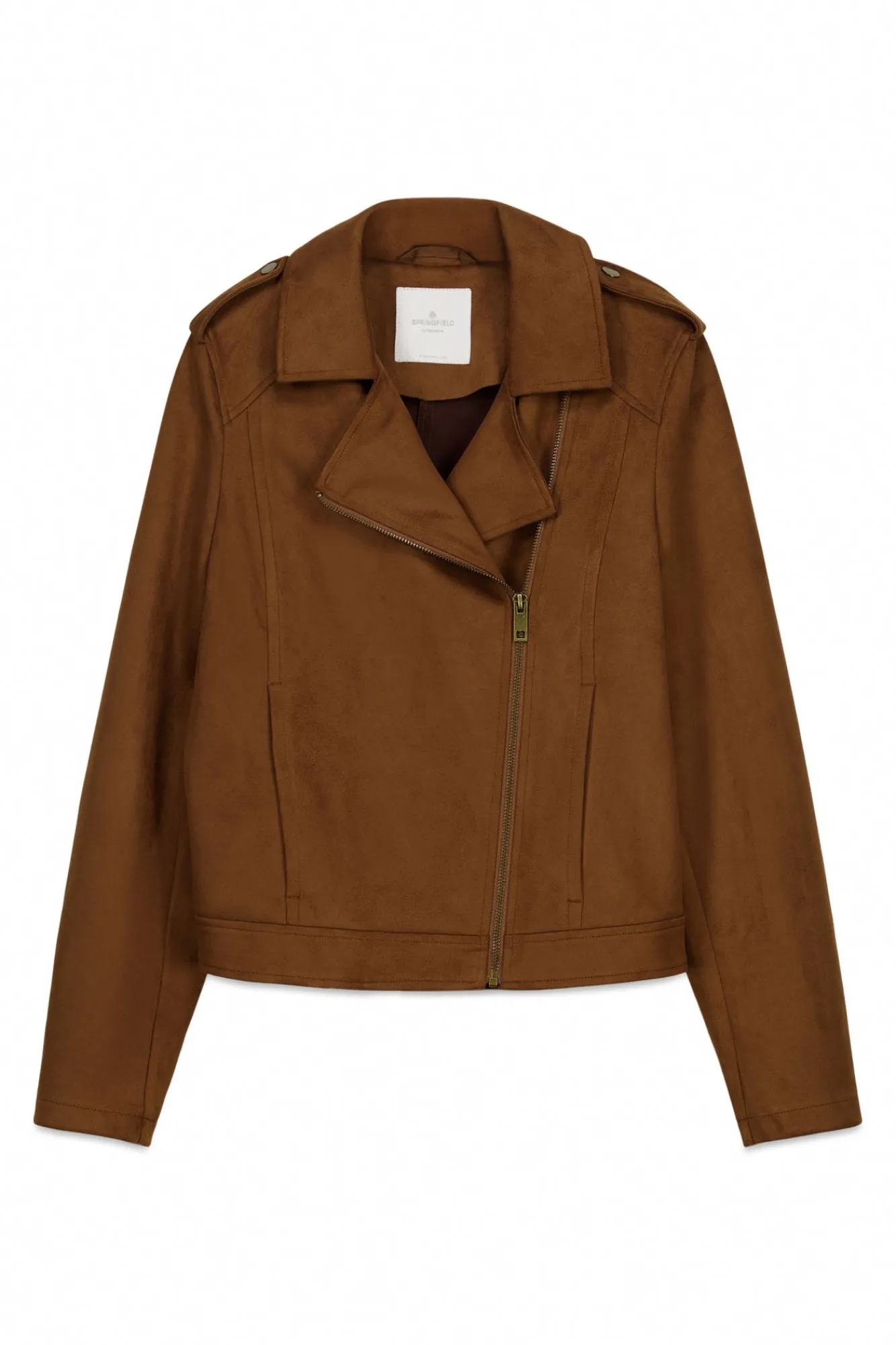 Best Springfield Blouson en daim avec passants