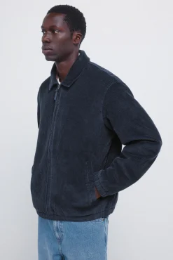 Best Springfield Blouson en velours c&ocirc;tel&eacute; bleu