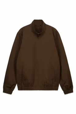 New Springfield Blouson léger en lin et coton nude