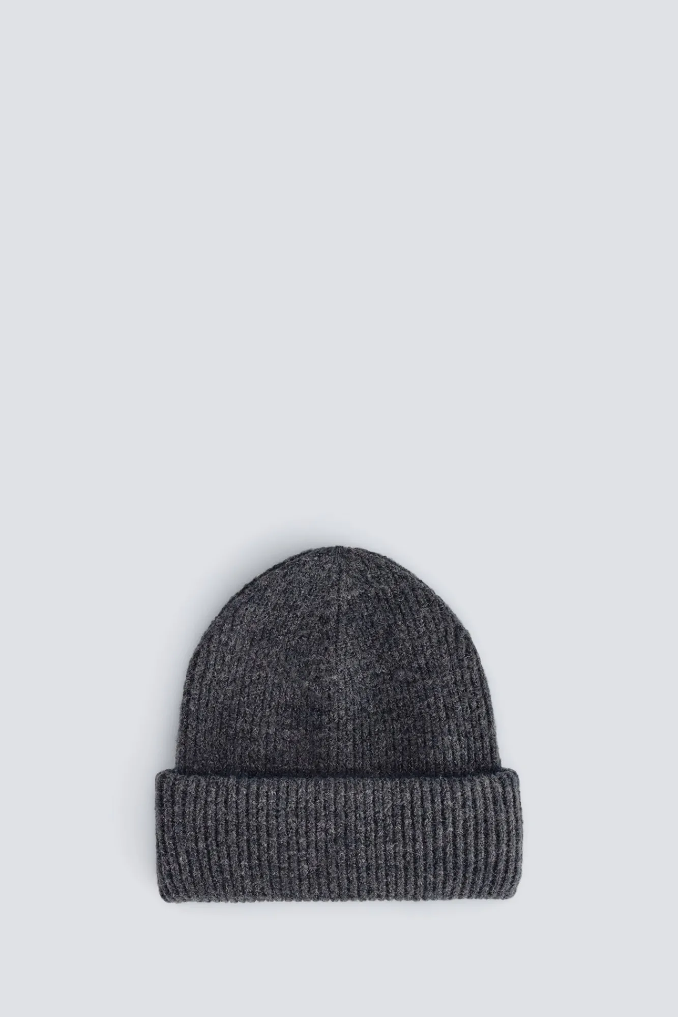 Hot Springfield Bonnet en tricot en maille gris