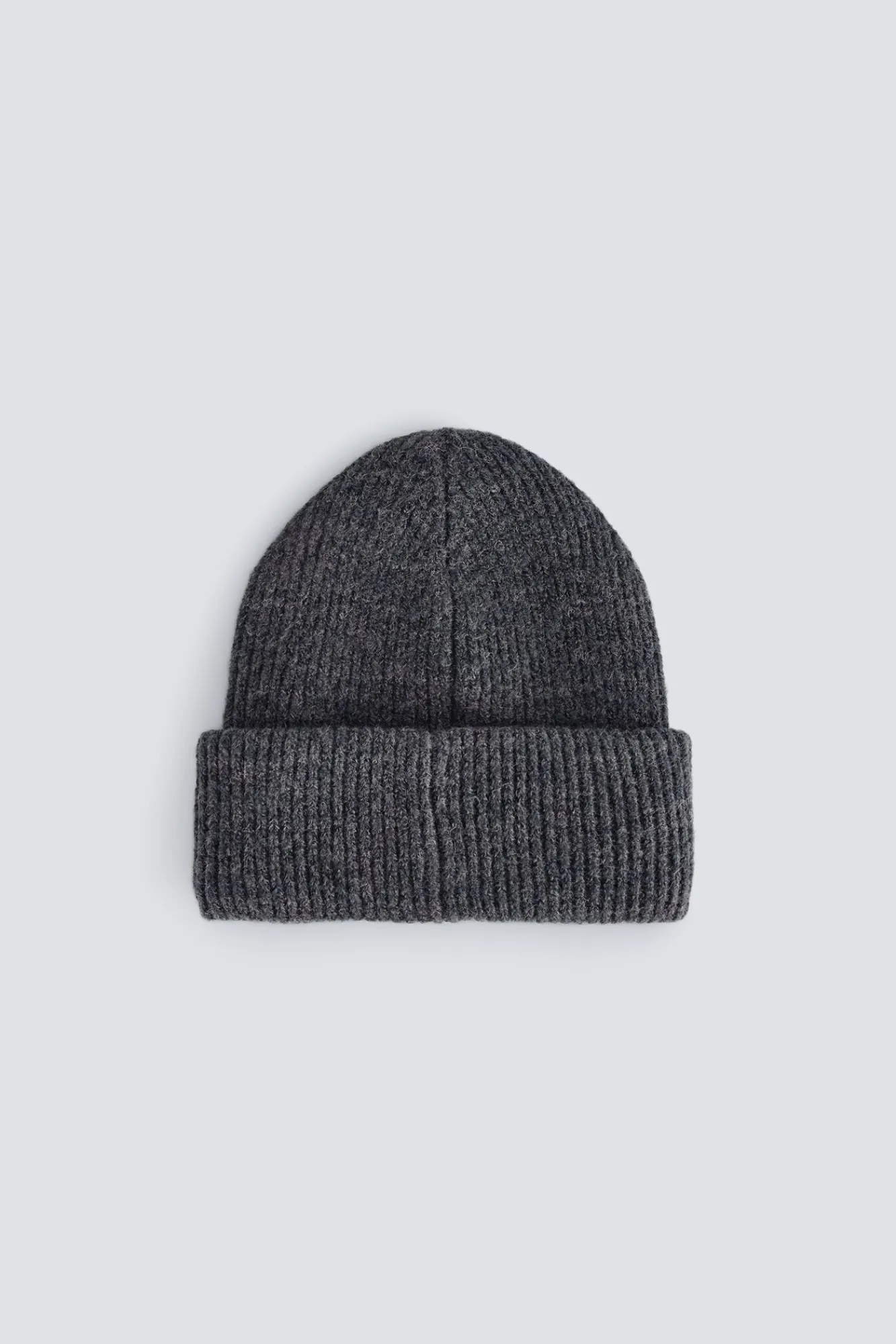 Hot Springfield Bonnet en tricot en maille gris