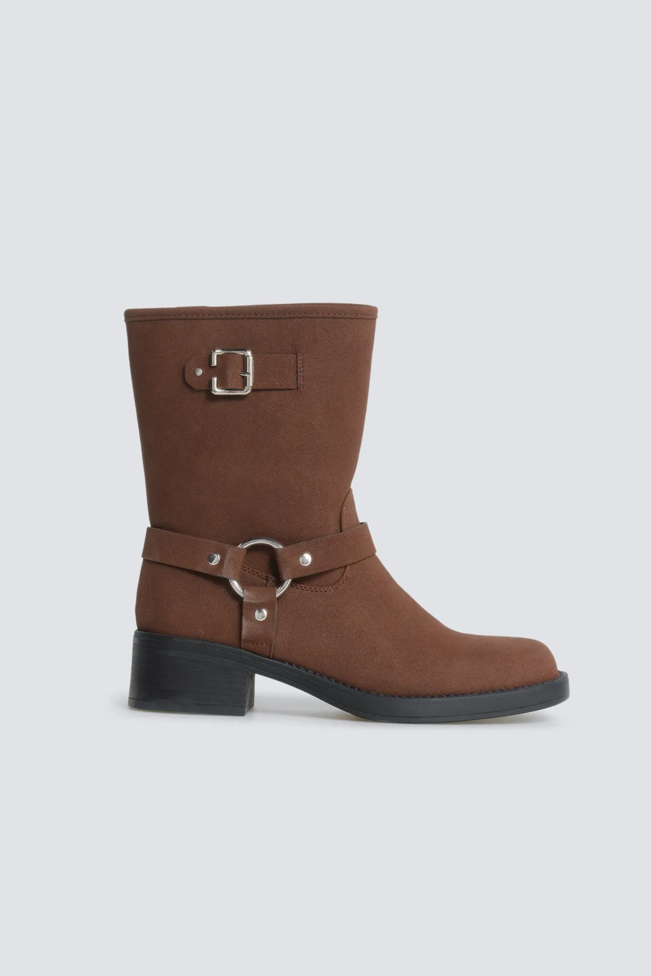 New Springfield Botte biker marron nude