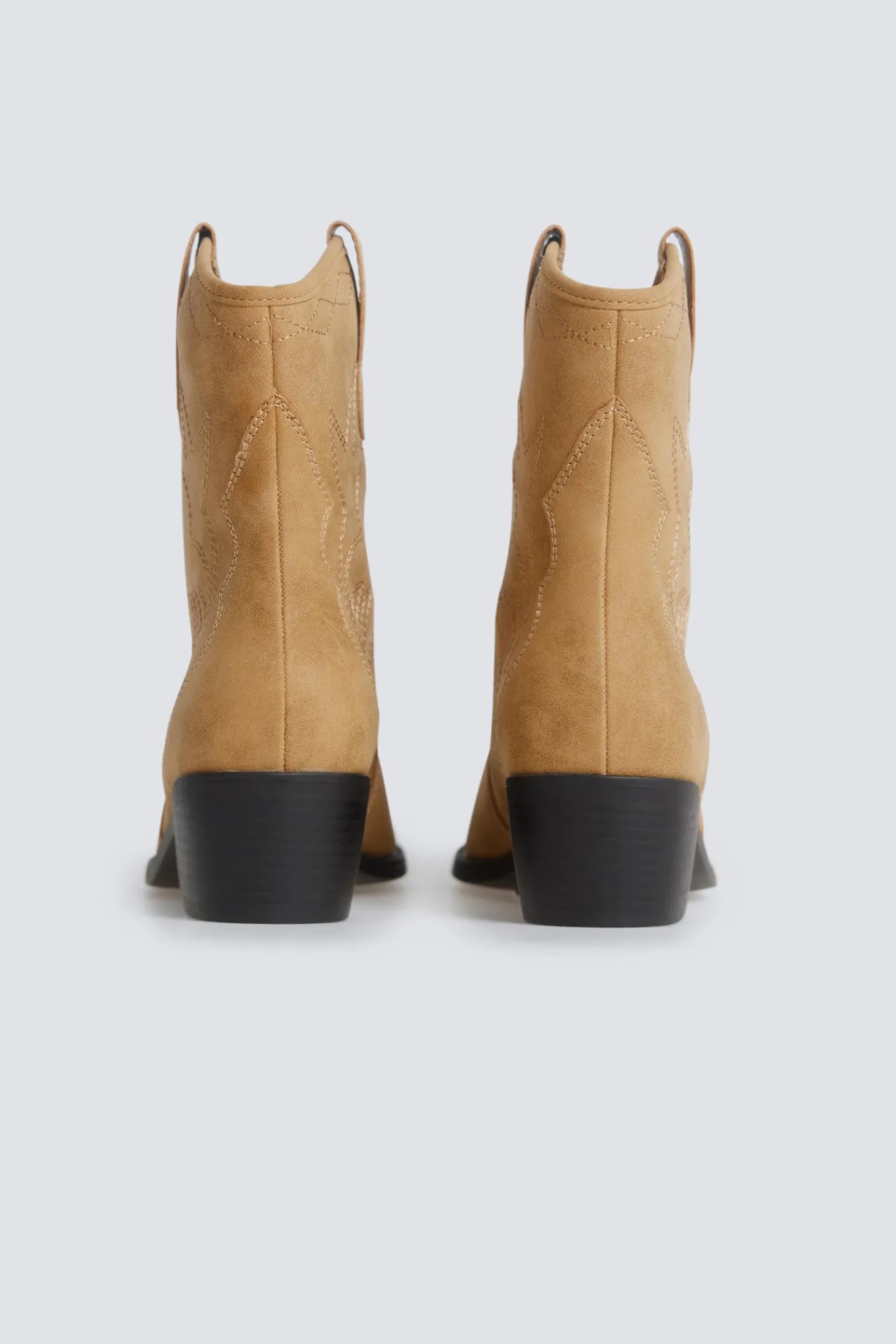 Online Springfield Bottes cowboy effet daim marron