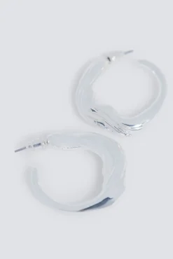 Hot Springfield Boucles d'oreilles anneau gris