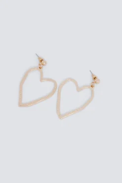 Online Springfield Boucles d'oreilles cœur imprimé