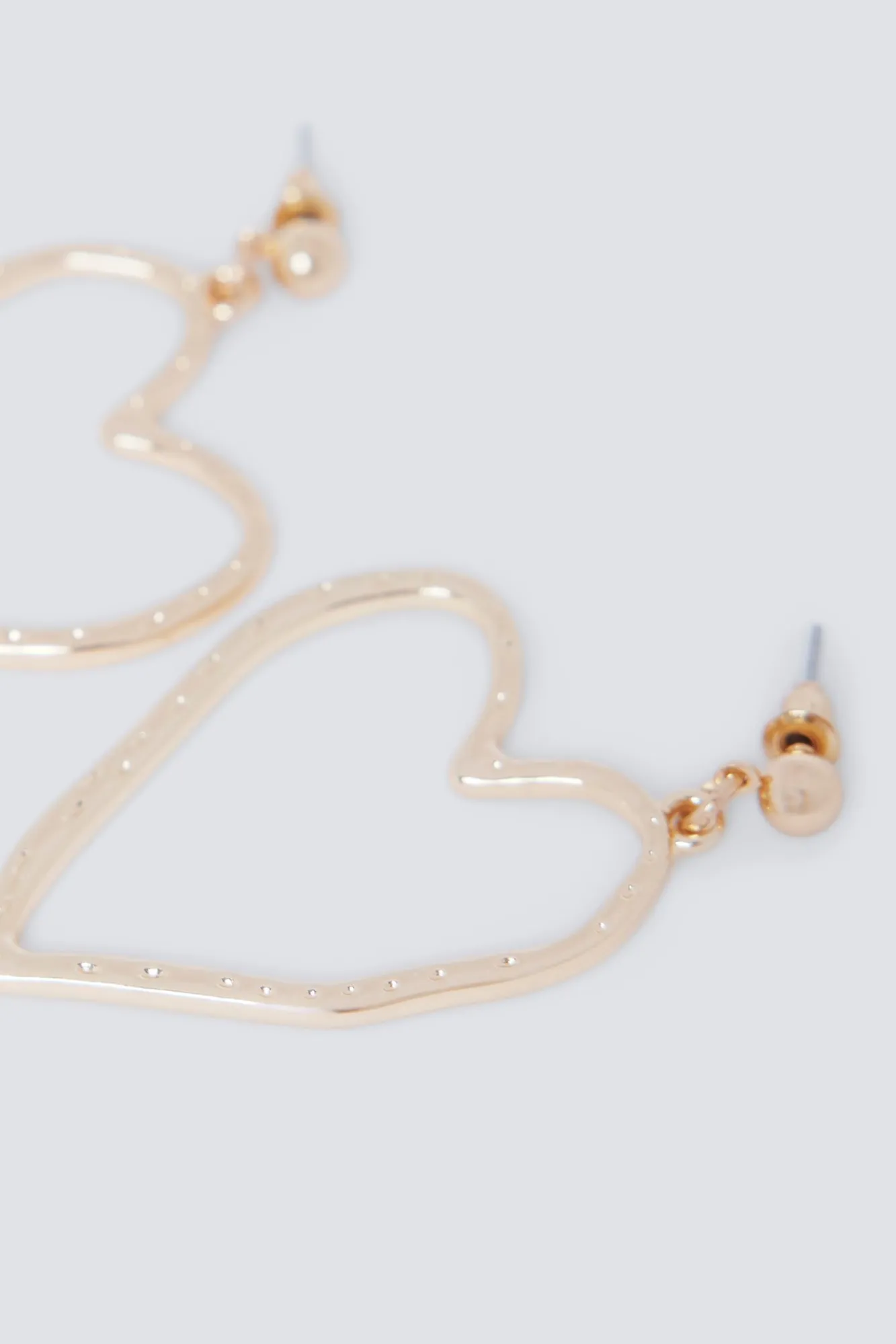 Online Springfield Boucles d'oreilles cœur imprimé