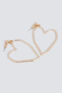 Online Springfield Boucles d'oreilles cœur imprimé