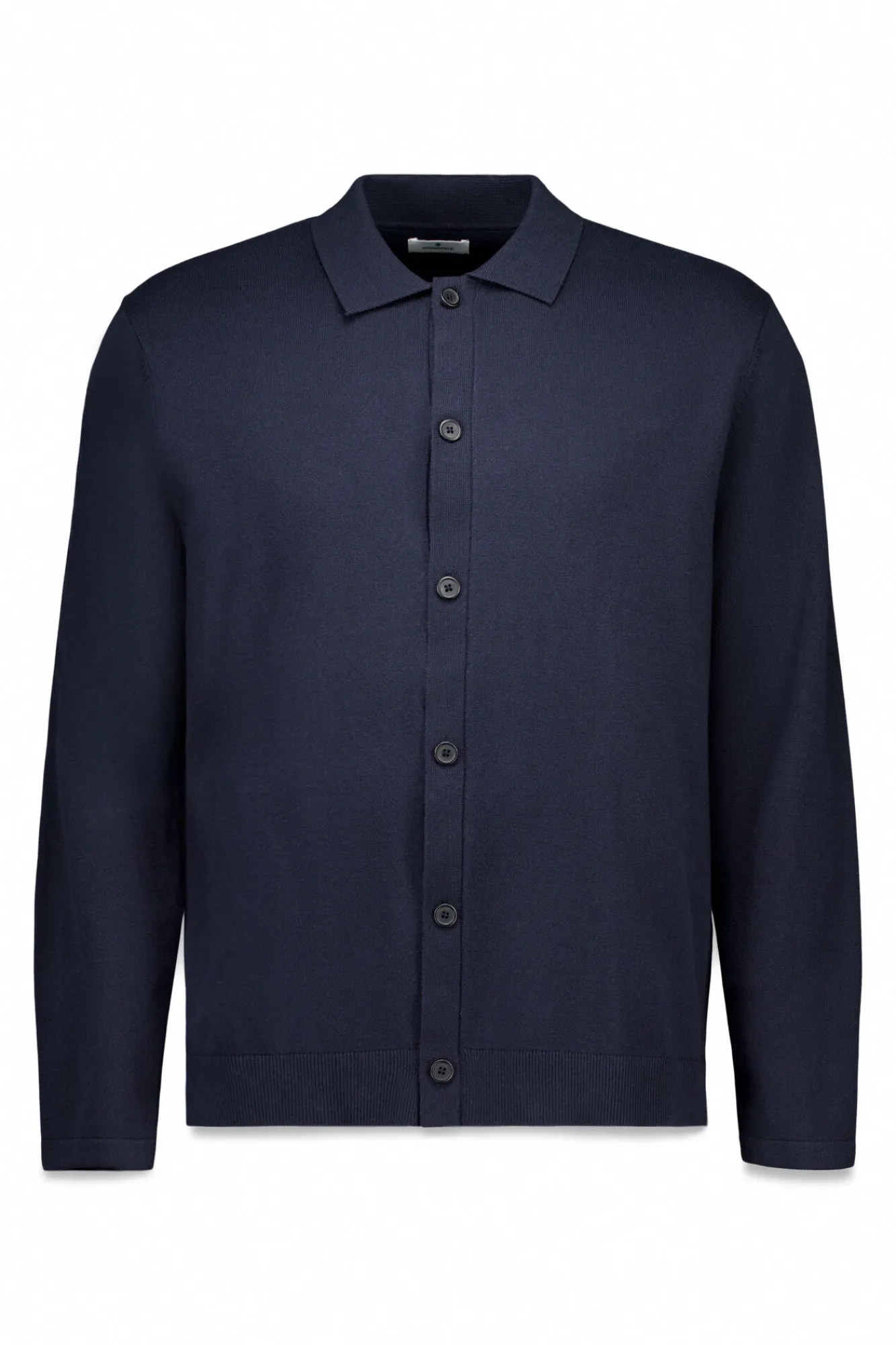 Discount Springfield Cardigan boutonné à col polo bleu