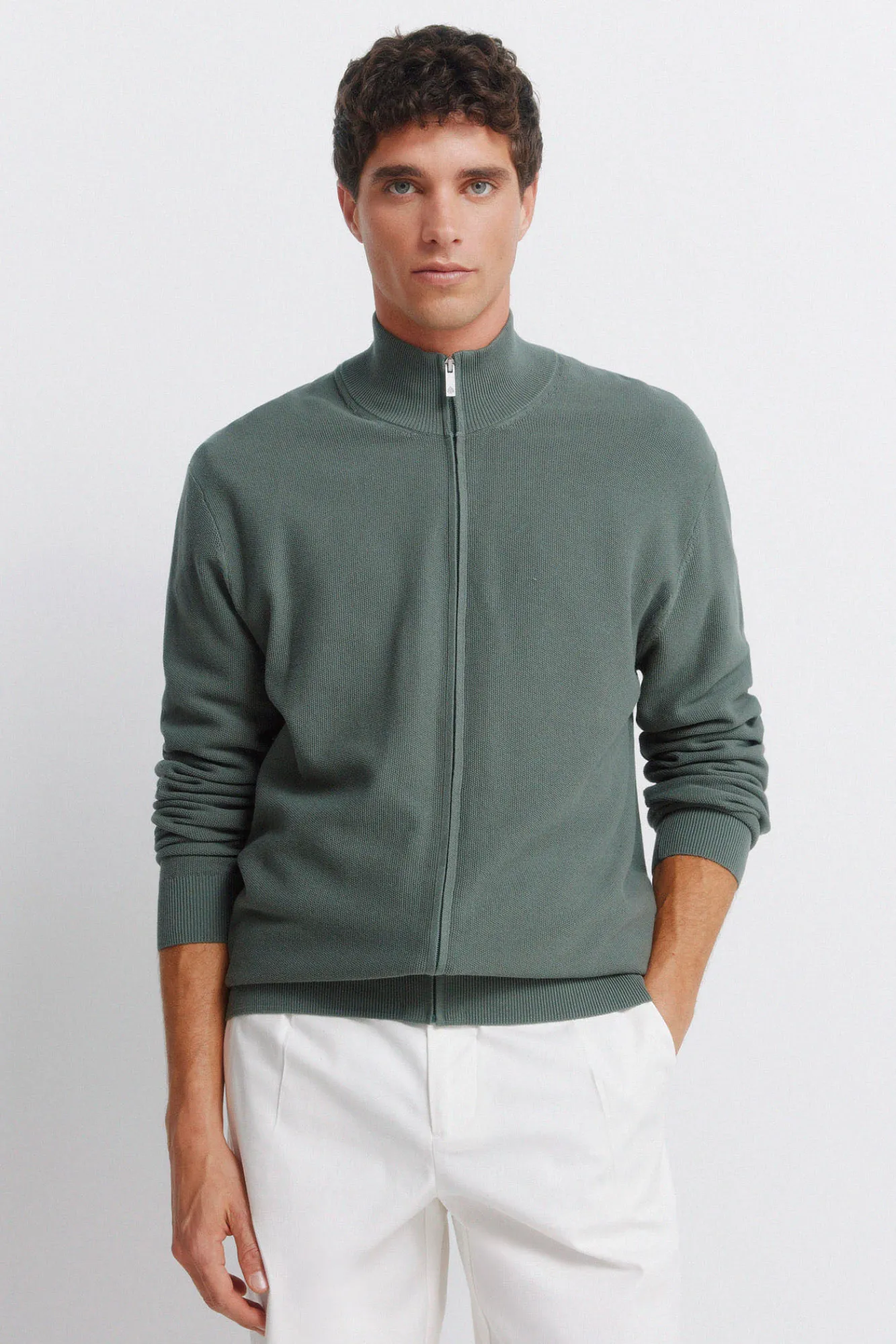 New Springfield cardigan structuré uni