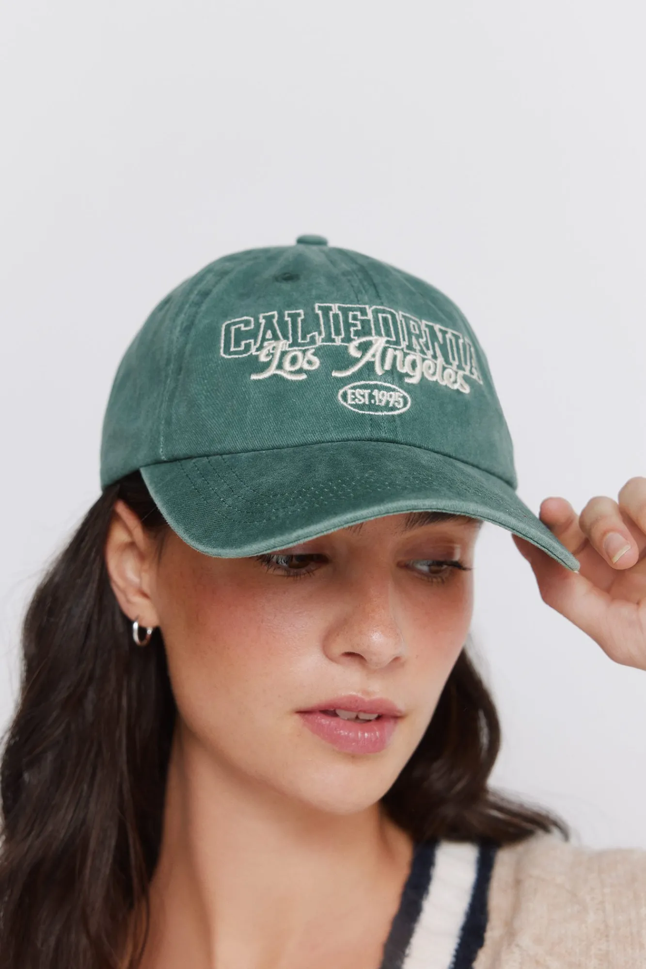 New Springfield Casquette "Los Angeles California" vert