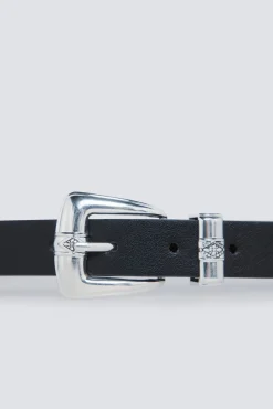 Hot Springfield Ceinture boucle cowboy noir