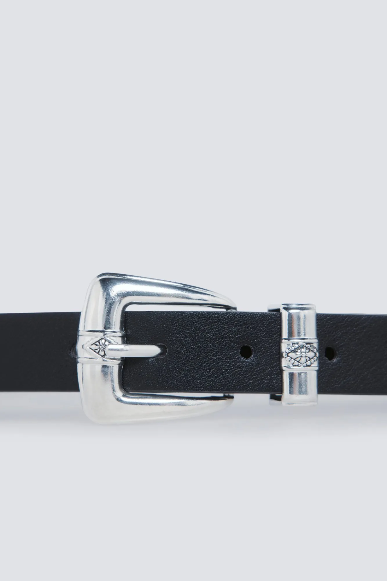 Hot Springfield Ceinture boucle cowboy noir