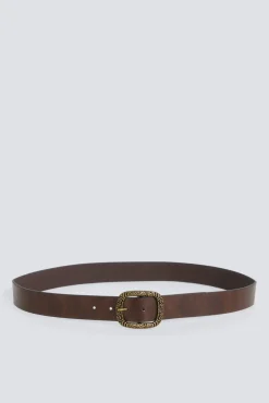 Discount Springfield Ceinture boucle ovale nude