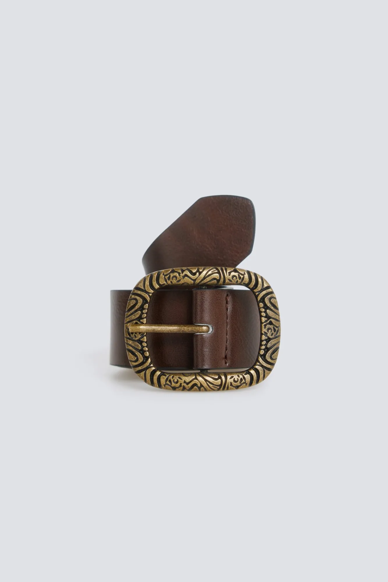 Discount Springfield Ceinture boucle ovale nude