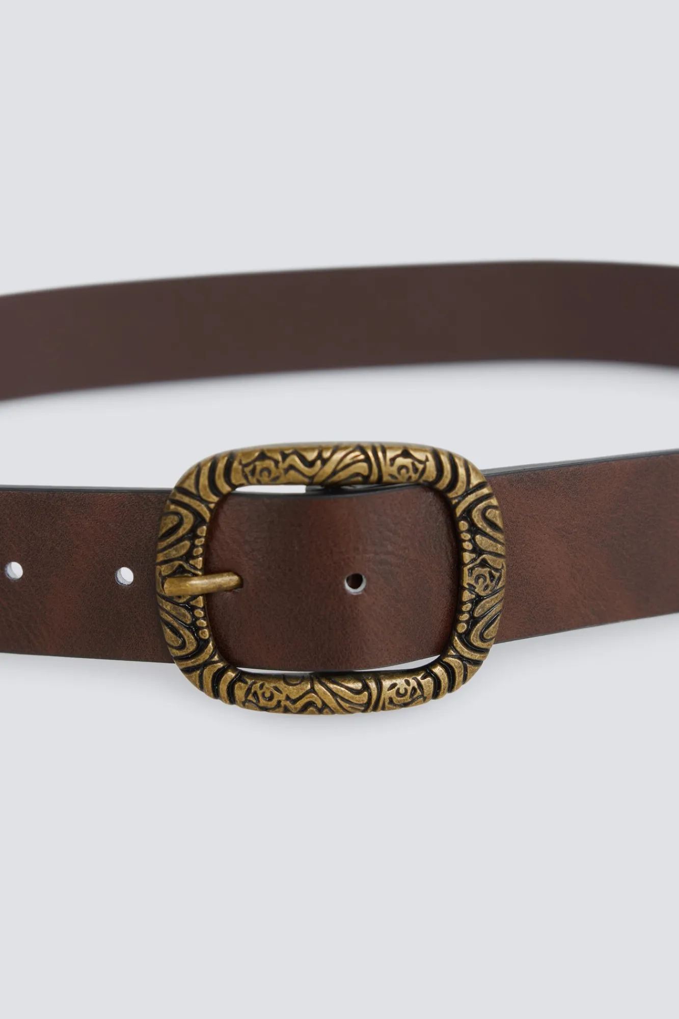 Discount Springfield Ceinture boucle ovale nude