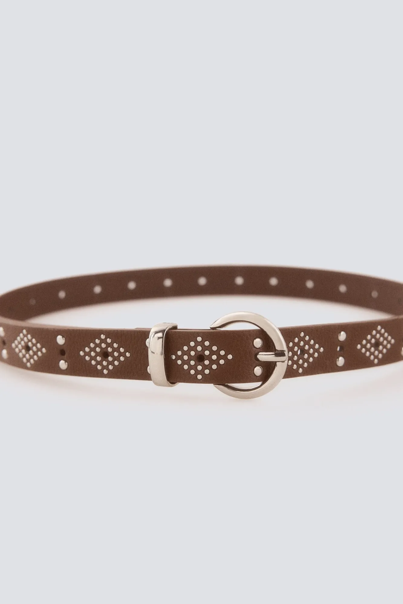 Online Springfield Ceinture boucle ronde à clous nude