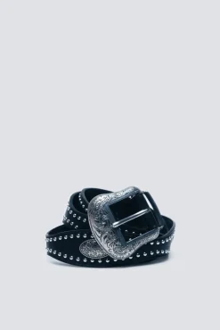 Sale Springfield Ceinture de cow-boy cloutée noir