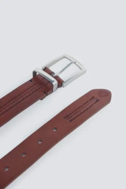 Discount Springfield Ceinture effet cuir avec couture centrale vison