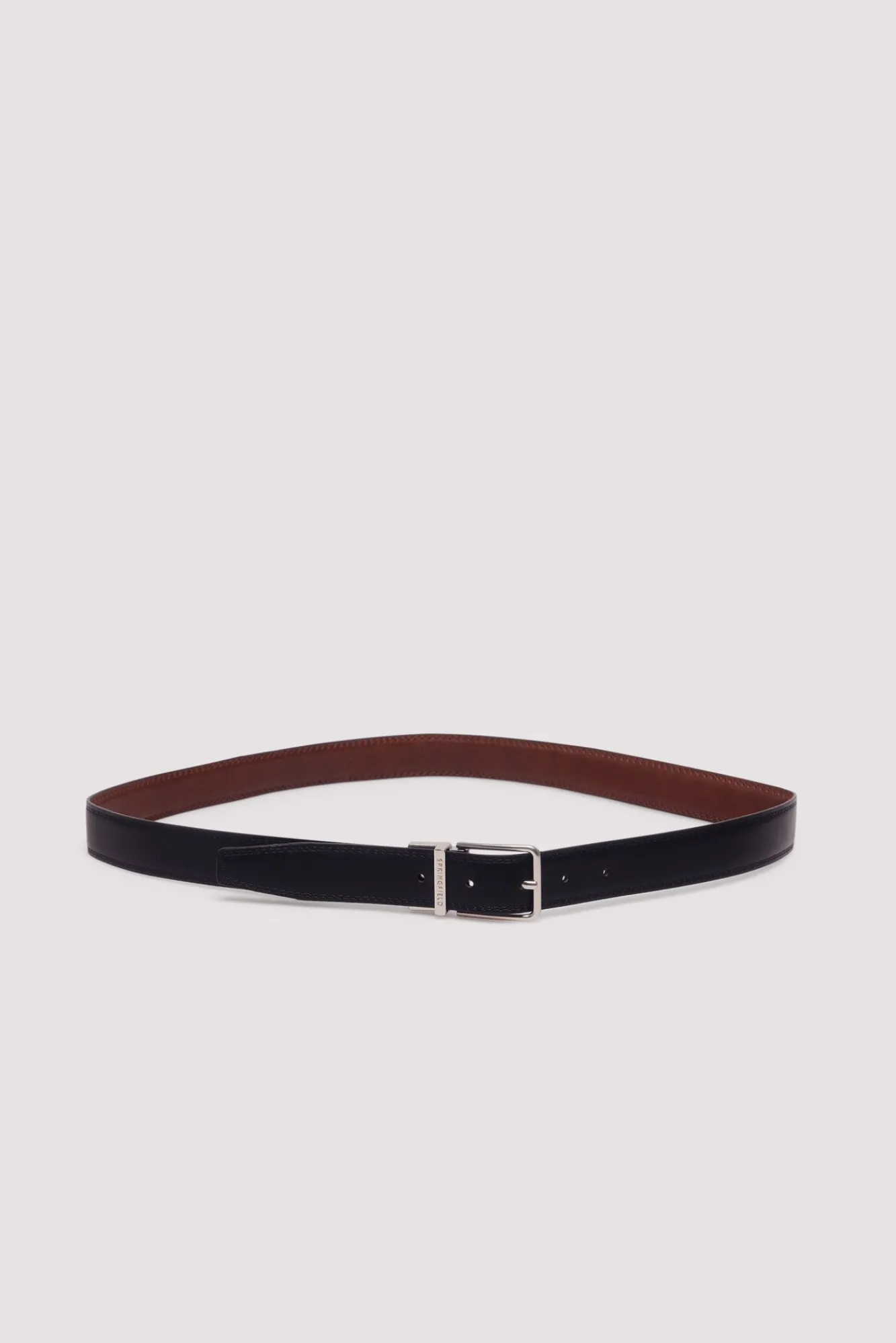New Springfield Ceinture effet cuir basique vison