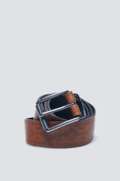 Outlet Springfield Ceinture effet cuir ethnique vison