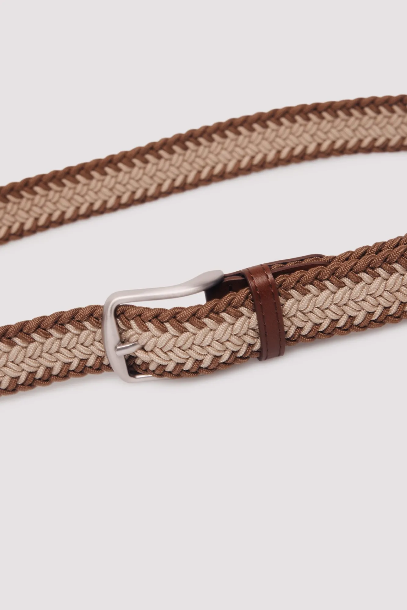 Online Springfield Ceinture tressée bicolore gris