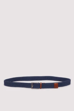Sale Springfield Ceinture tressée bicolore bleu