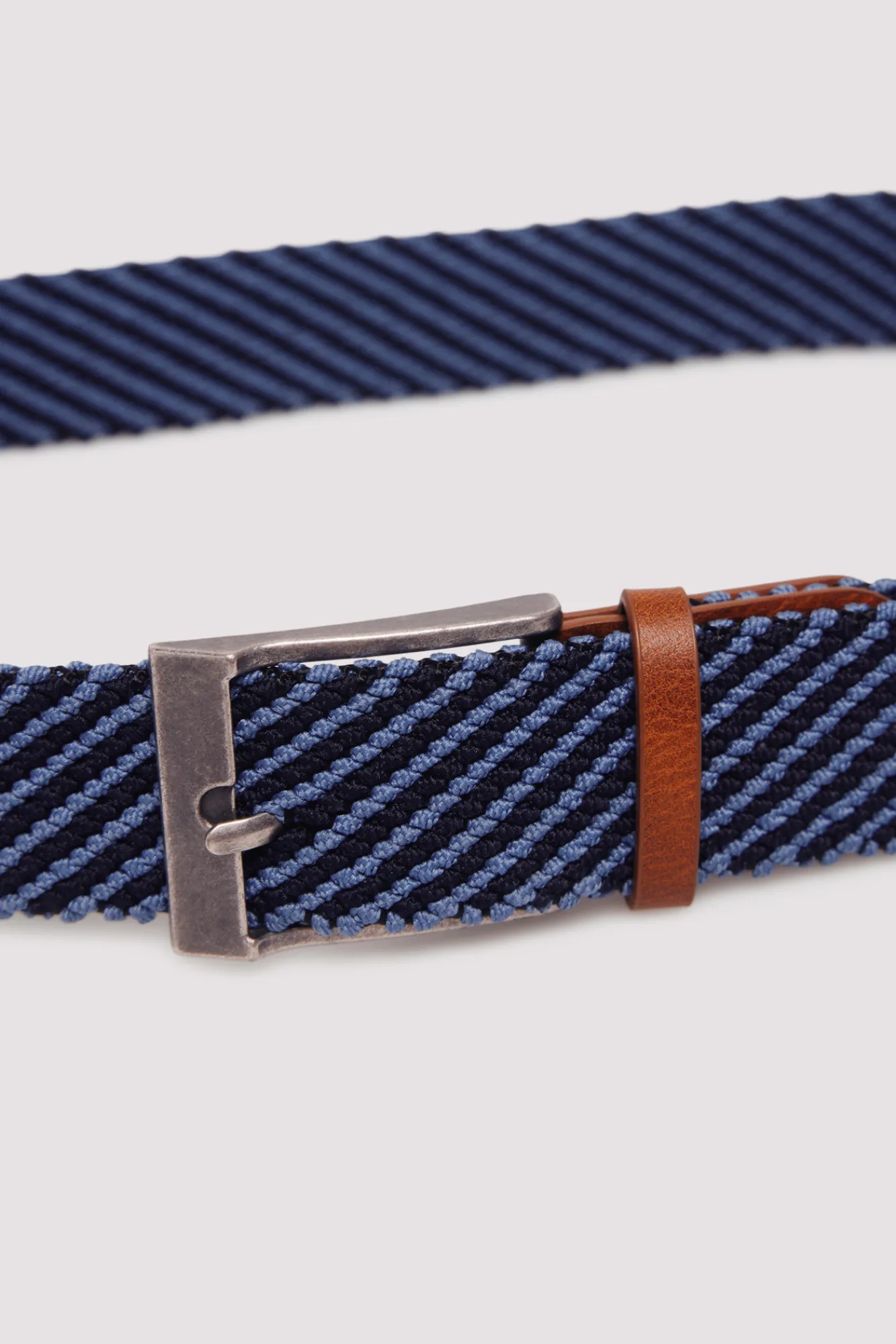 Sale Springfield Ceinture tressée bicolore bleu