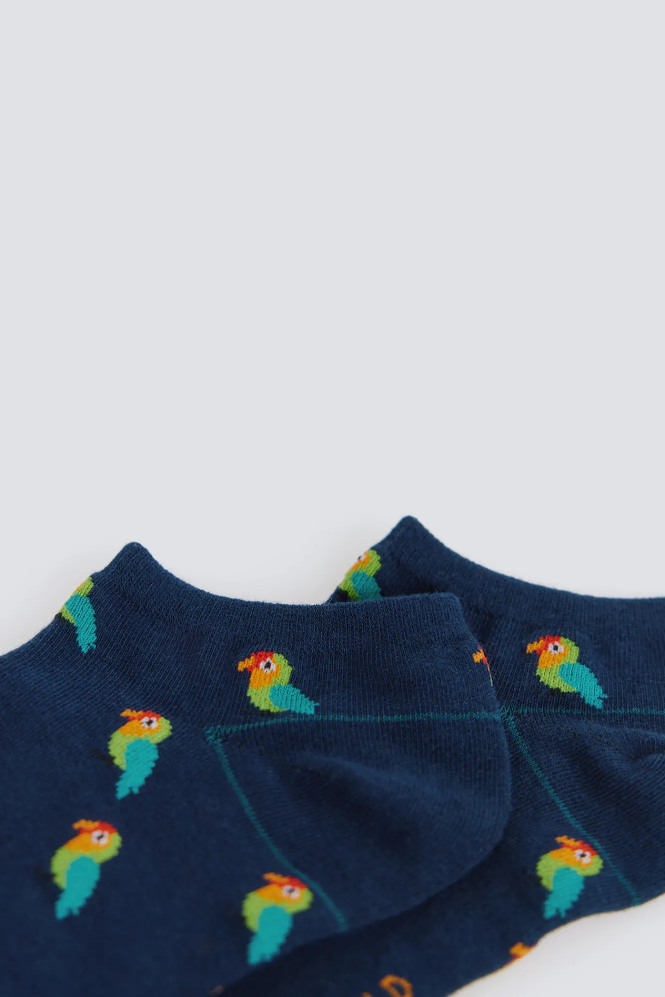Best Springfield Chaussette cheville imprimé perroquet bleu