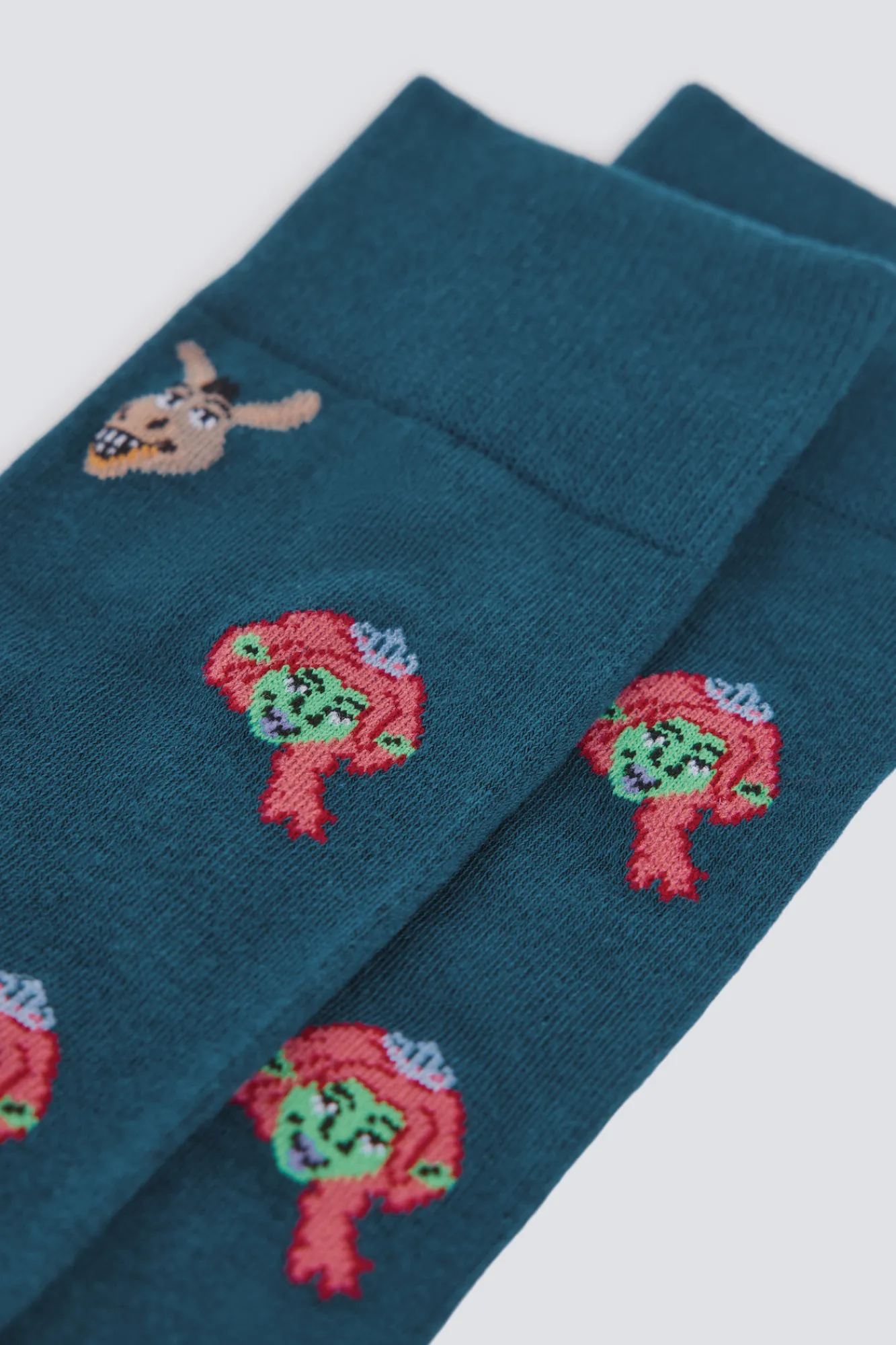 Springfield Chaussette haute Fiona et Asno vert