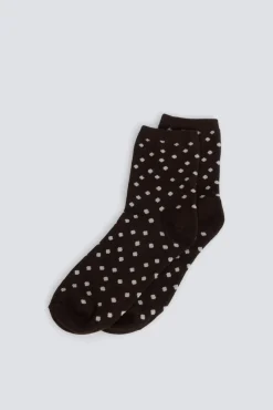 Clearance Springfield Chaussette longue à pois nude