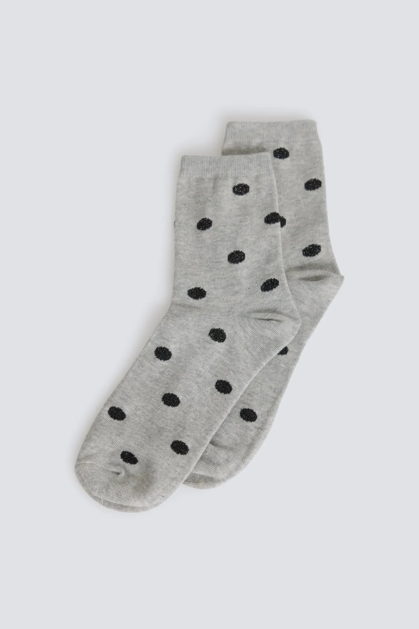 New Springfield Chaussette longue à pois gris