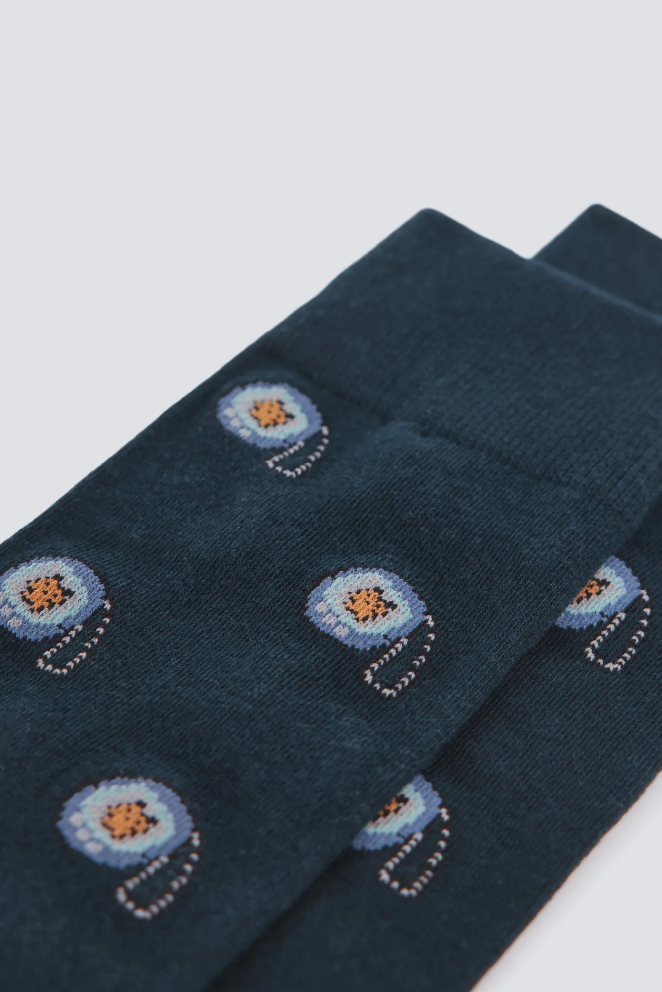 Hot Springfield Chaussette longue tamagochi bleu