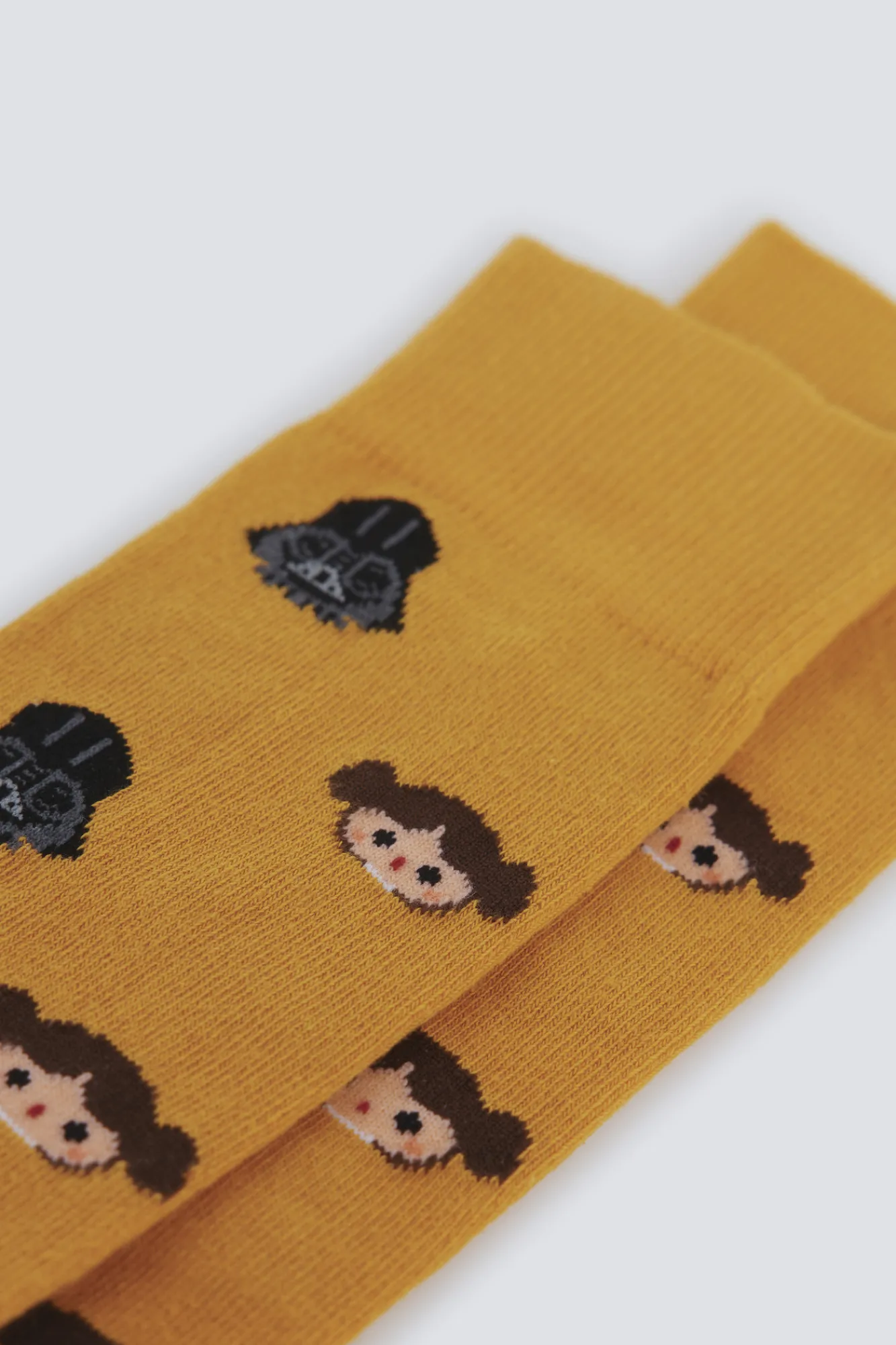New Springfield Chaussettes hautes Dark Vador et Leia imprimé