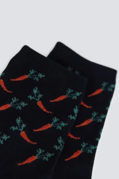 Discount Springfield Chaussettes longues &agrave; motifs carottes bleu