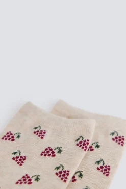 Discount Springfield Chaussettes longues raisin nude